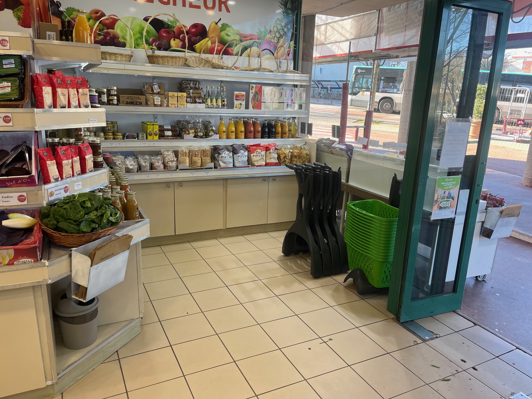 Présentation des produits, Primeur de Sceaux